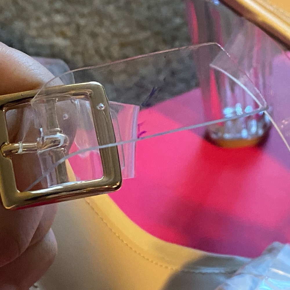 Clear Strap Heel